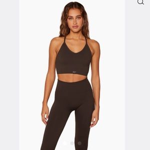 SET ACTIVE Bra + Leggings in Espresso